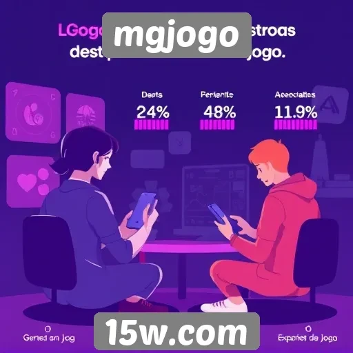Estatísticas de usuários ativos no mgjogo